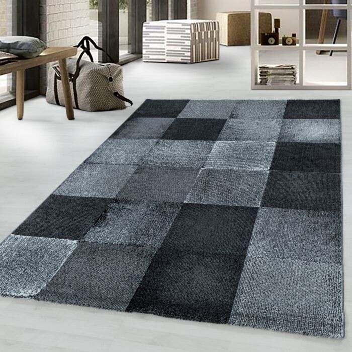 Costa Duva alfombra pelo corto corredor 80x250cm negro
