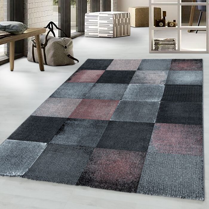 Costa Duva alfombra pelo corto corredor 80x250cm rosa