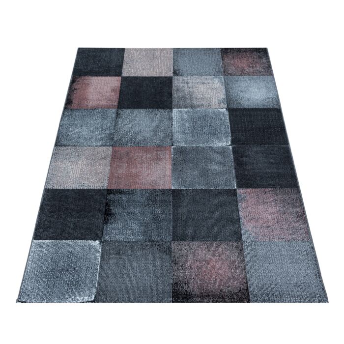 Costa Duva alfombra pelo corto corredor 80x250cm rosa