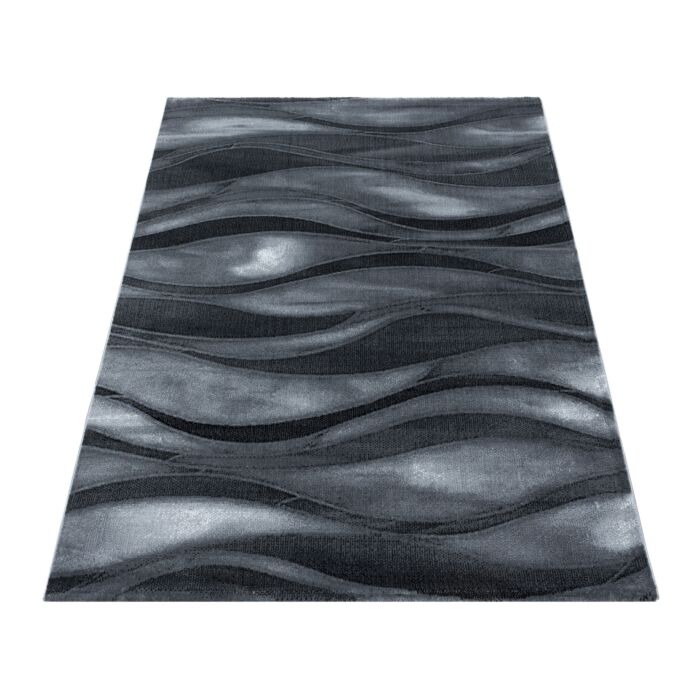 Costa Dalgy alfombra pelo corto rectangular 200x290cm negro