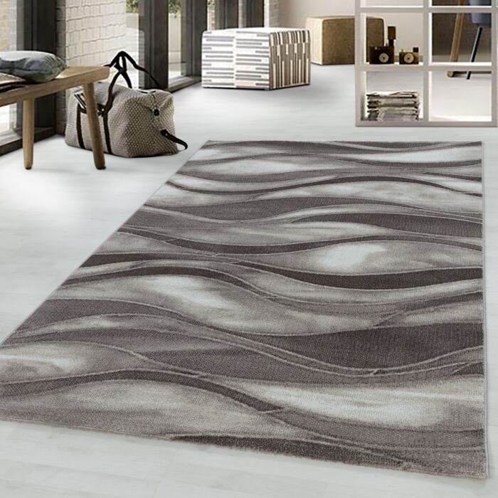 Costa Dalgy alfombra pelo corto rectangular 160x230cm marrón