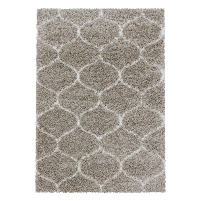 Salsa Shaggy alfombra peluda pelo largo rectangular 240x340cm beige