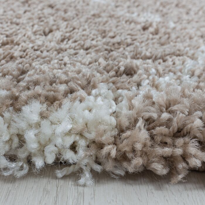 Salsa Shaggy alfombra peluda pelo largo rectangular 240x340cm beige