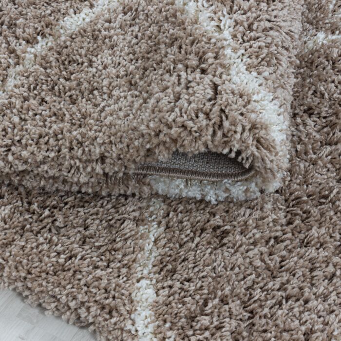 Salsa Shaggy alfombra peluda pelo largo rectangular 240x340cm beige