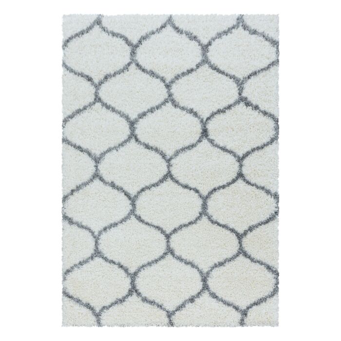 Salsa Shaggy alfombra peluda pelo largo corredor 80x250cm crema
