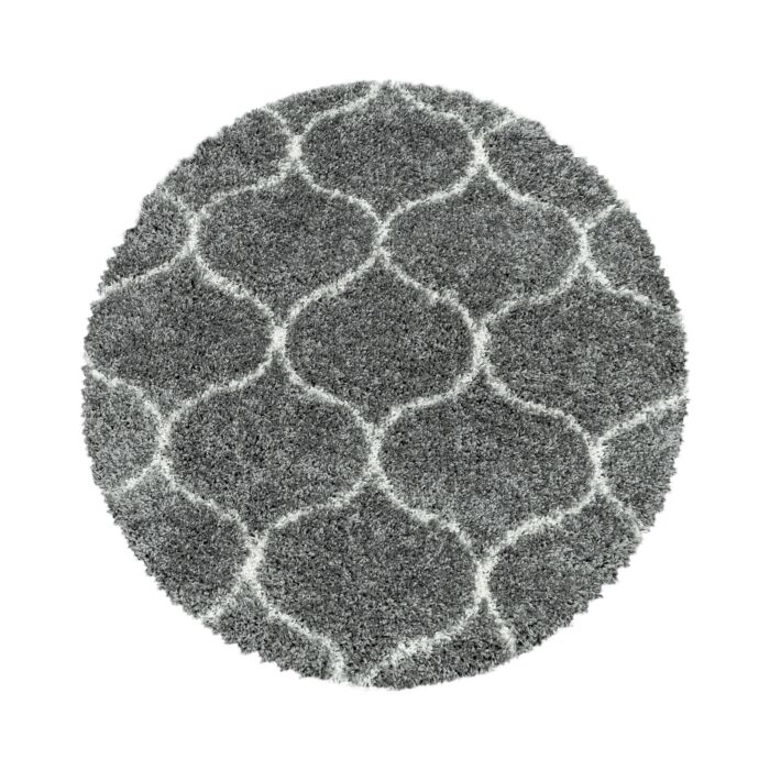 Salsa Shaggy alfombra peluda pelo largo redondo Ø 200cm gris