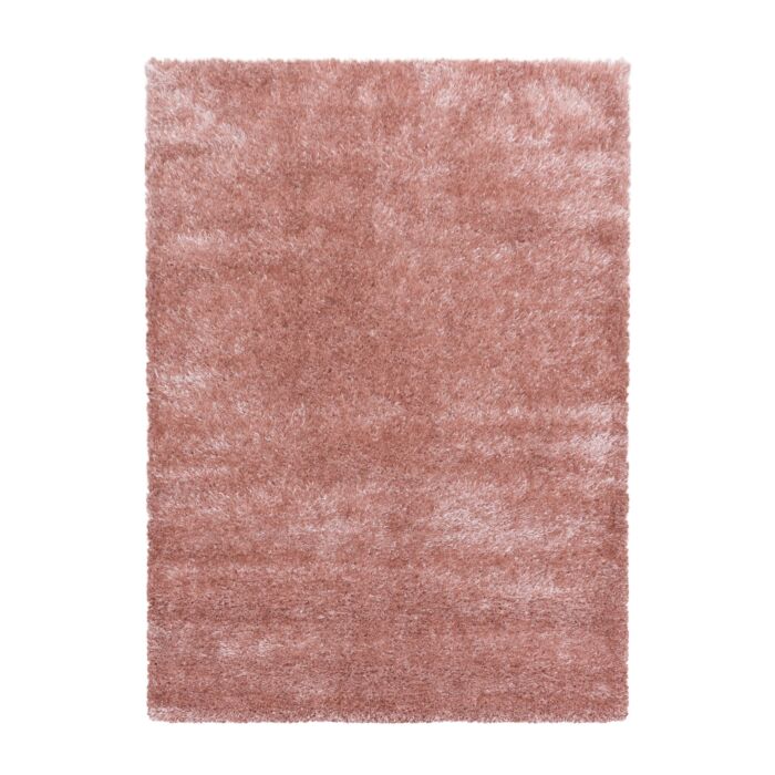 Brilliant Shaggy alfombra peluda pelo largo rectangular 120x170cm rosa