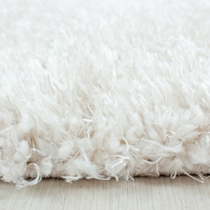 Brilliant Shaggy alfombra peluda pelo largo rectangular 120x170cm color natural