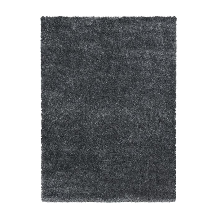 Brilliant Shaggy alfombra peluda pelo largo rectangular 240x340cm gris