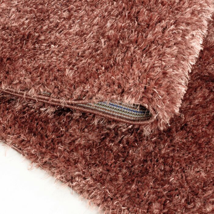Brilliant Shaggy alfombra peluda pelo largo rectangular 200x290cm cobre