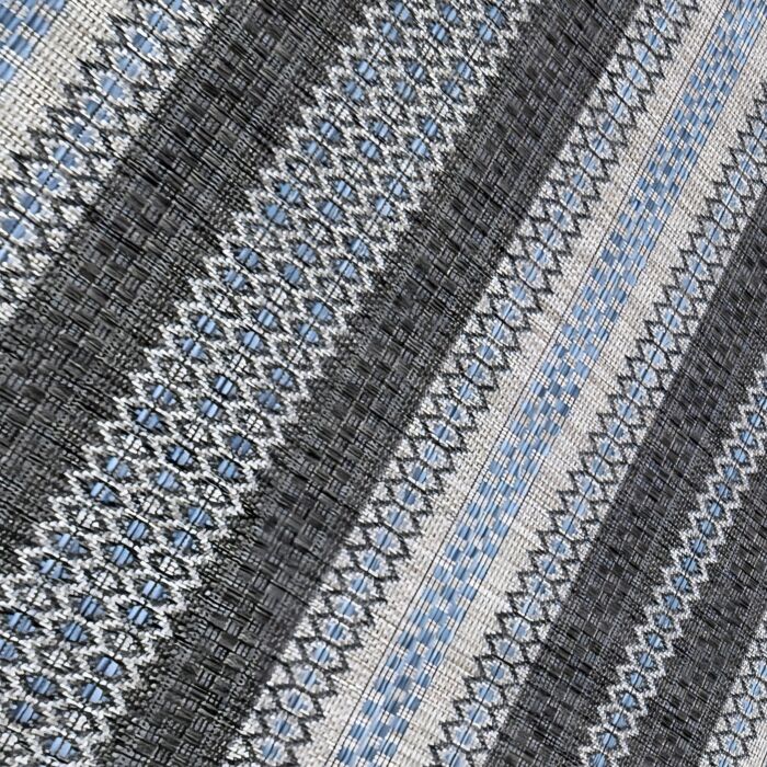 Sunny Faye alfombra interior/exterior corredor 80x250cm negro