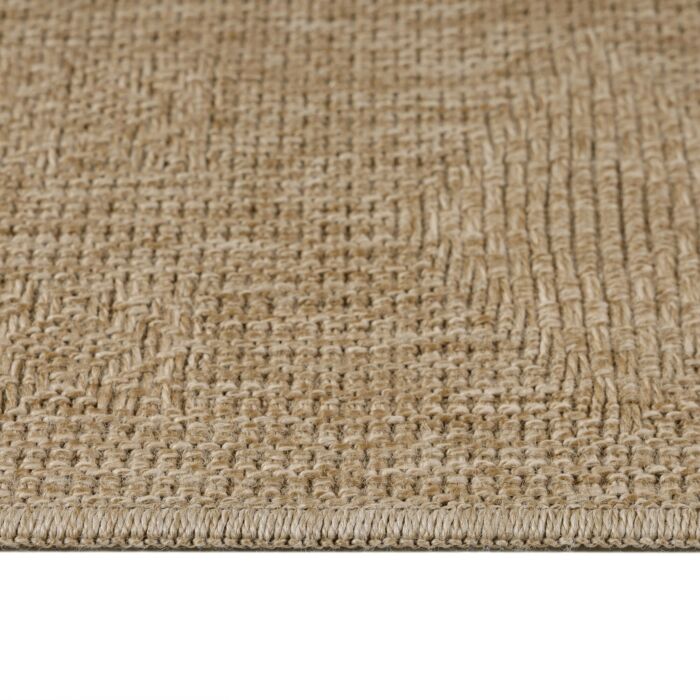 Dhaka Baita alfombra interior/exterior corredor 80x250cm yute beige