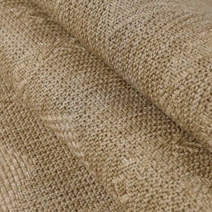 Dhaka Baita alfombra interior/exterior corredor 80x250cm yute beige