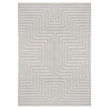 Sahara Veyra alfombra pelo corto rectangular 120x170cm plata
