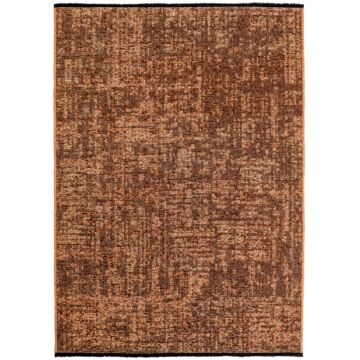 Space alfombra pelo corto rectangular 160x230cm cobre