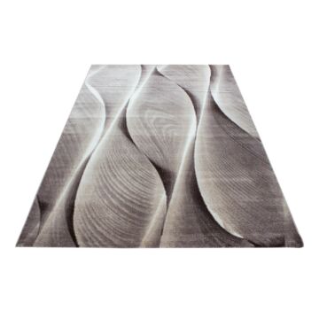 Parma Saty alfombra pelo corto rectangular 80x150cm marrón