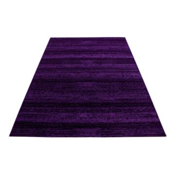 Plus alfombra pelo corto rectangular 80x150cm morado