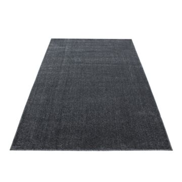 Ata alfombra pelo corto rectangular 160x230cm gris