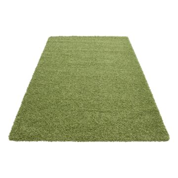 Dream Shaggy alfombra pelo largo rectangular 65x130cm verde