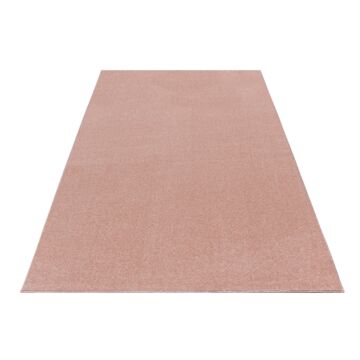 Ata alfombra pelo corto rectangular 160x230cm rosa