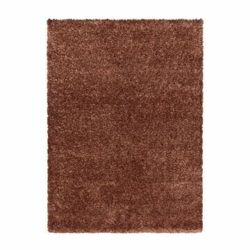 Brilliant Shaggy alfombra peluda pelo largo rectangular 160x230cm cobre