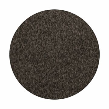 Nizza alfombra de bucle redondo Ø 120cm marrón