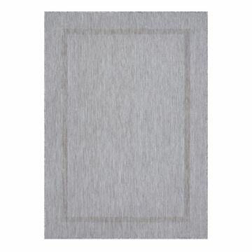 Relax Tranqua alfombra interior/exterior corredor 80x250cm plata