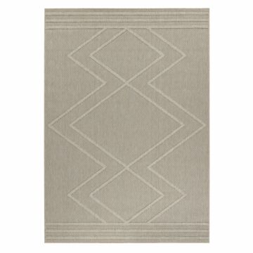 Patara Zigzag alfombra interior/exterior rectangular 120x170cm beige