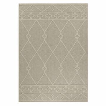 Patara Lezon alfombra interior/exterior corredor 80x250cm beige